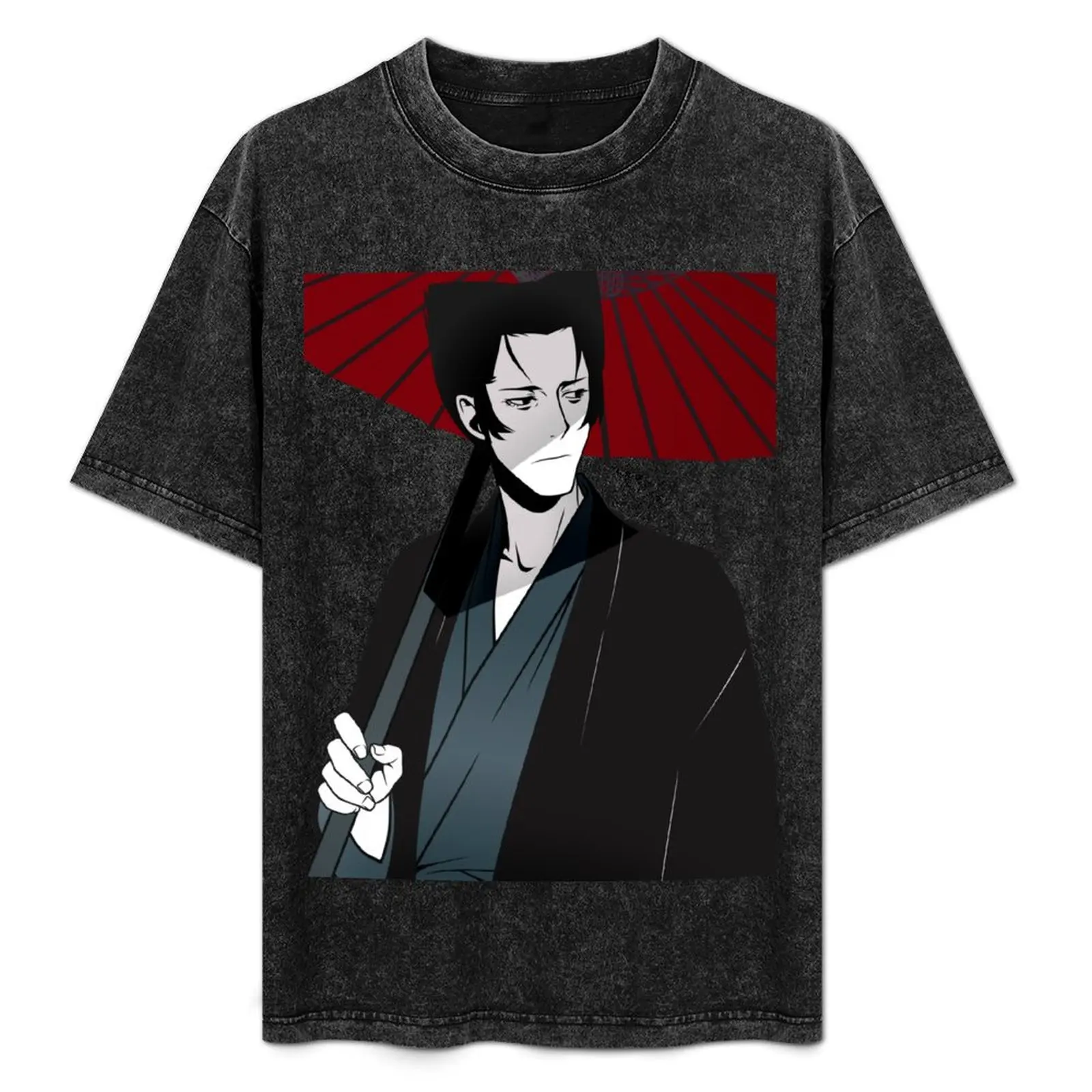 

Kaiki Deishuu Holding Umbrella T-Shirt Summer Holiday T-Shirt