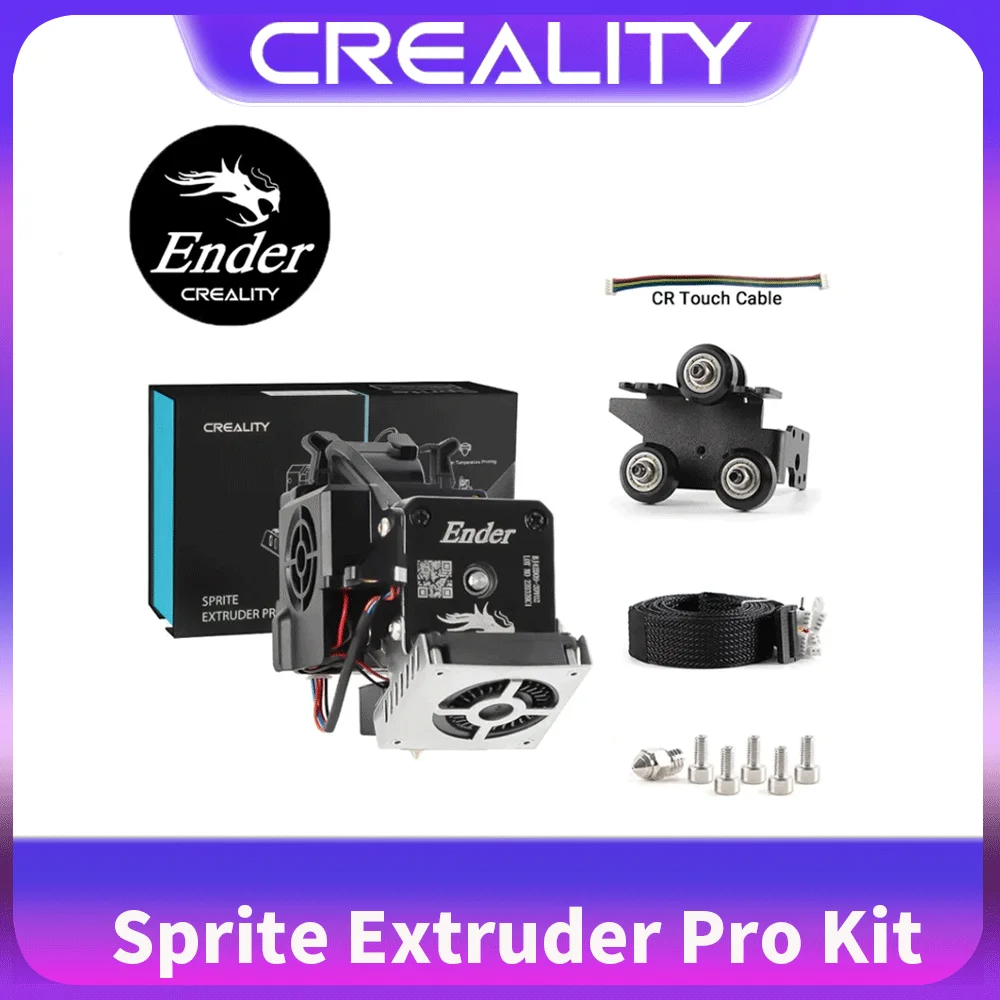 

CREALITY Sprite Extruder Pro Kit 300г. ℃ Высокотемпературная печать, передаточное число 3:5:1, экструдер с прямым приводом для принтеров серии Ender-3
