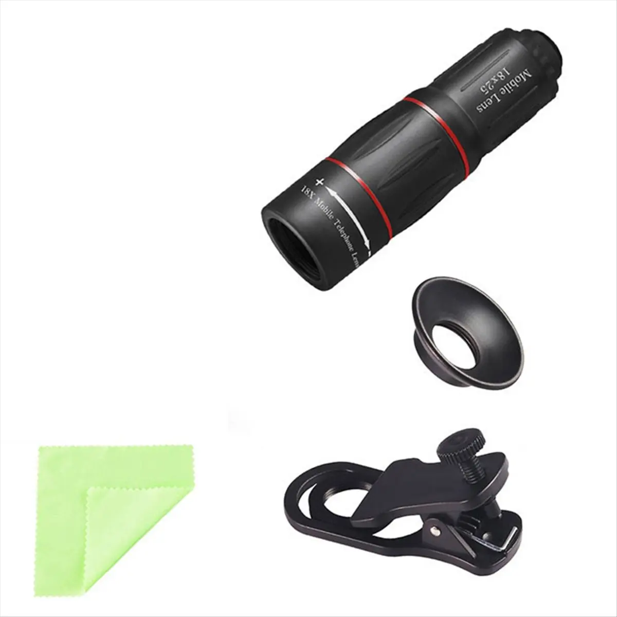 [TOP SALE] 18X Telescope Zoom Lens Monocular Mobile Phone Camera Lens for Smartphones for Camping Sports Monocular Telescope
