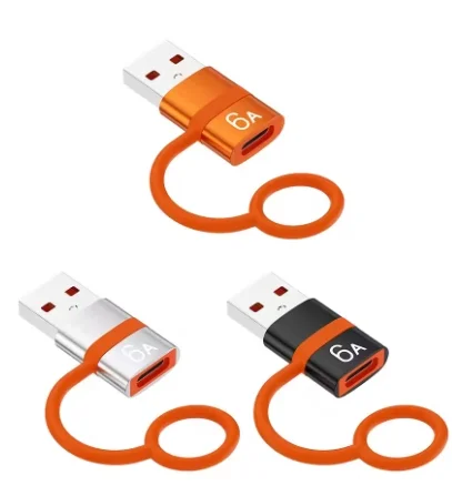 

USB A To USB C Adapter For Fast And Reliable Charging 3.2A Male To C Female Converter Consumer Electronics Electrical Equipment
