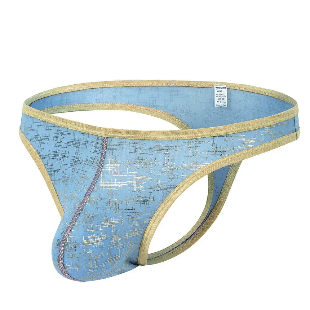 Jinshi Men's Thong Soft G-Strings Underwear Low Rise Bikini Comfort Fit Underpants