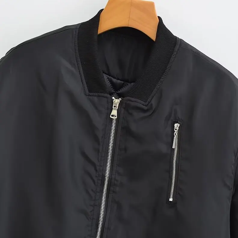 معطف نسائي طويل من Faionable من القطن بياقة Jaet للخريف والشتاء وصل حديثًا ZR Sle عبر الحدود بقصة ضيقة وسحاب... #2