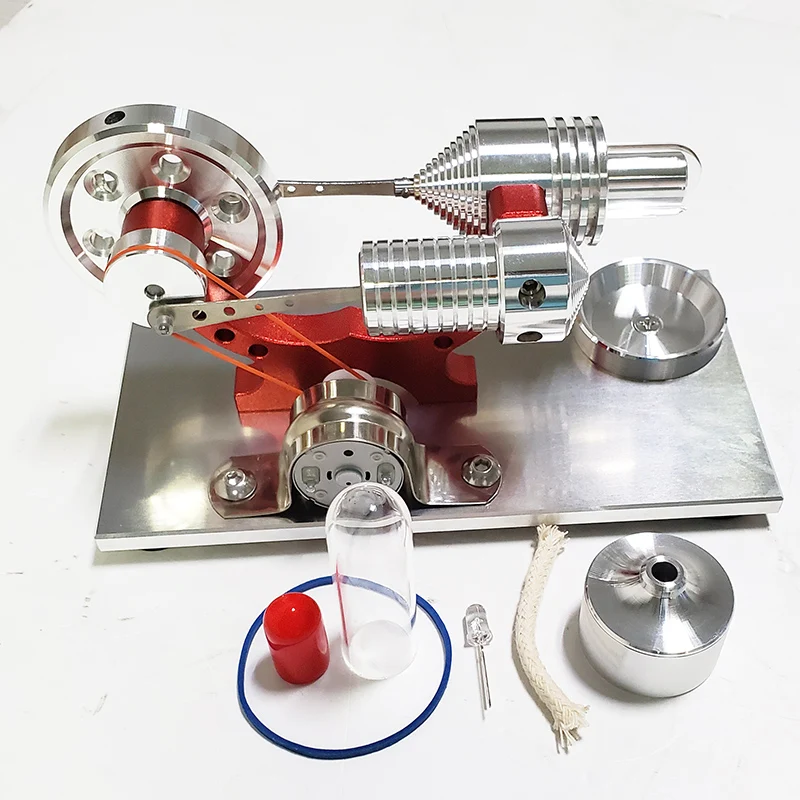 

Miniature Stirling Engine Model Generator Steam Power Technology Science Power Generation Experiment Toy Gift