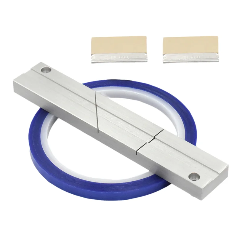 AT82-كتلة ربط مع شريط زعيم وشفرتين للقطع، مجموعة ربط الشريط مقاس 10 بوصة لإصلاح الشريط المكسور لـ Revoxsonido #1