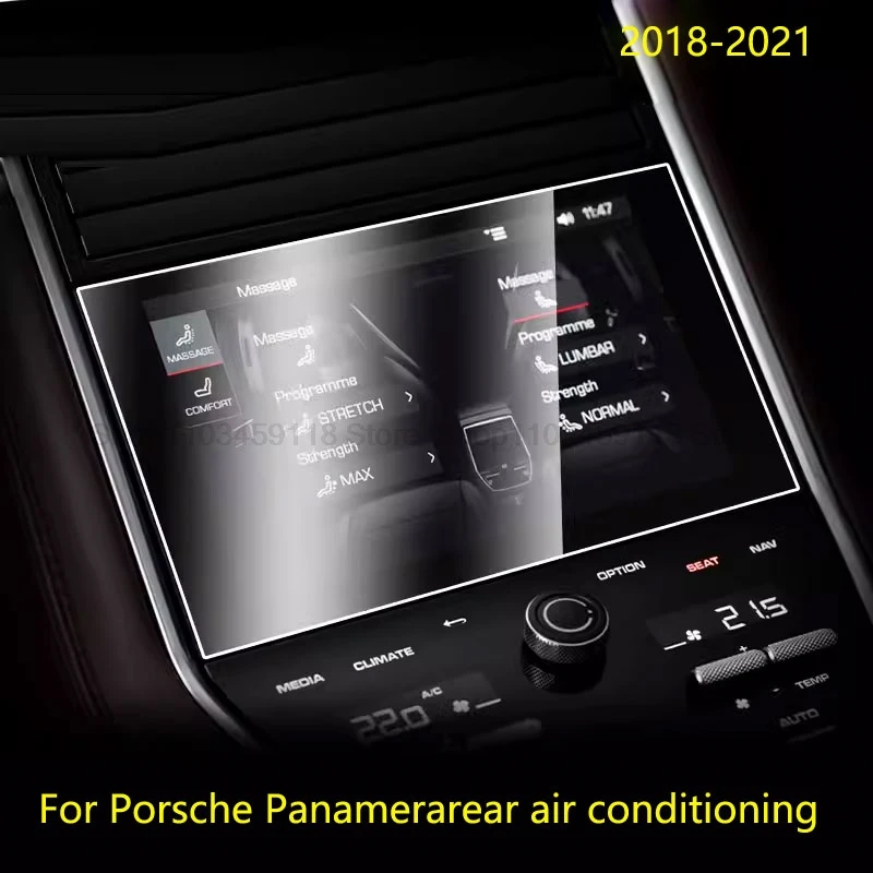 

Для Porsche Panamera 2018 2019 2020 2021, автомобильный кондиционер, пленка от царапин, защитная пленка из закаленного стекла