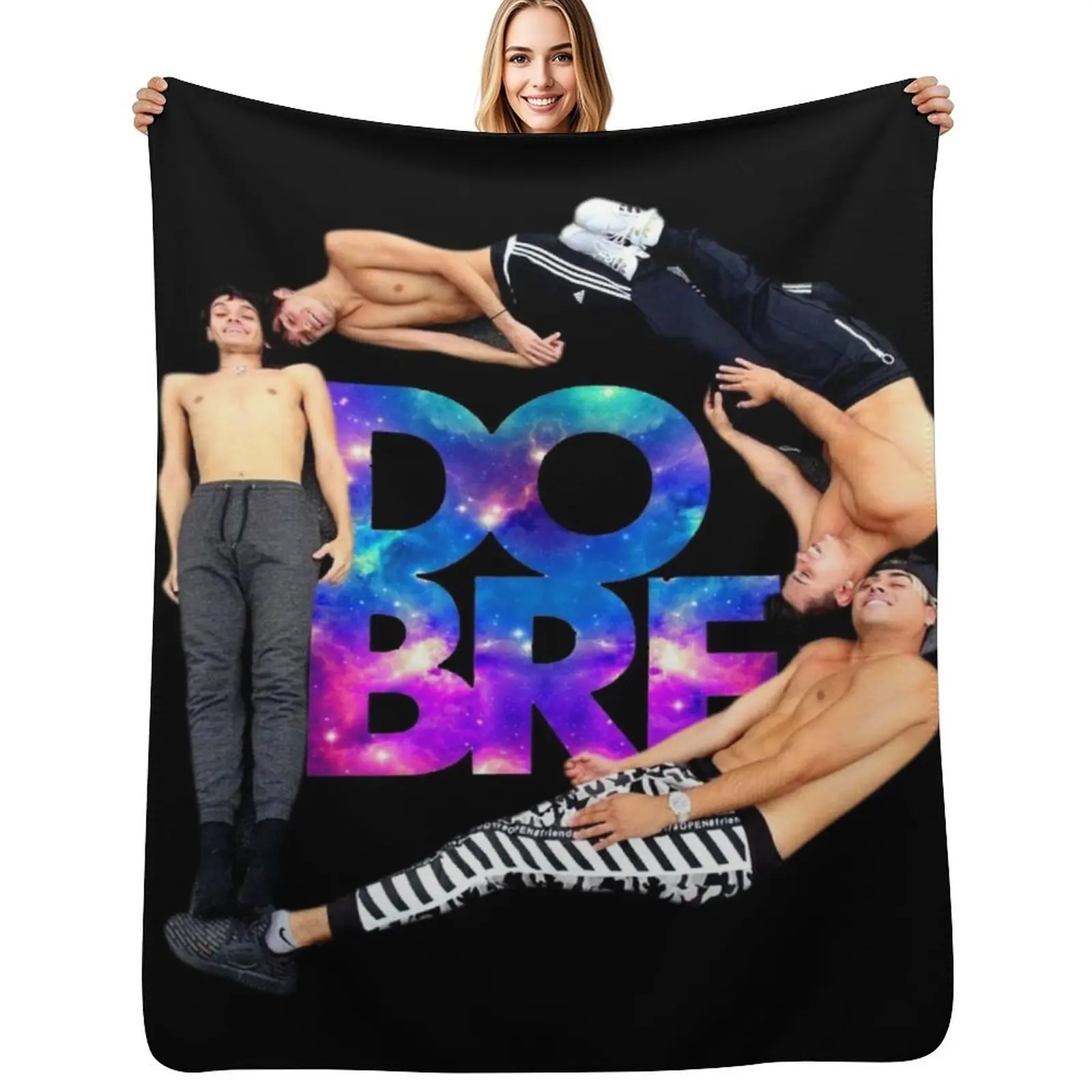dobre brothers Throw Blanket Warm Plush Fuzzy Blanket for Living Room