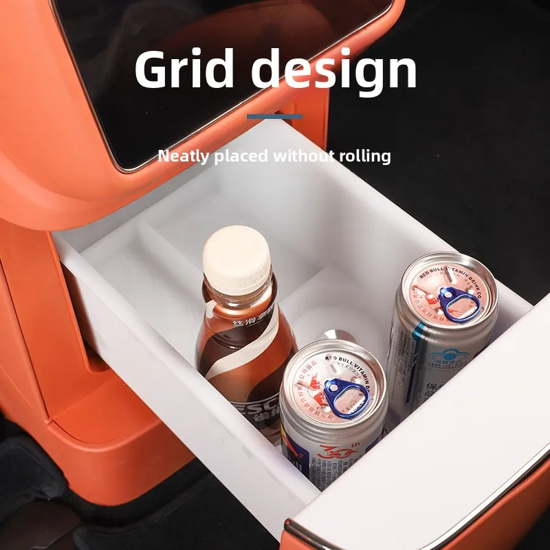 For Lynk & Co 900 2025 Car Rear Row Refrigerator Silicone Pad Waterproof Anti-slip Organizer Box Car Interior Protective Mat detail image 2