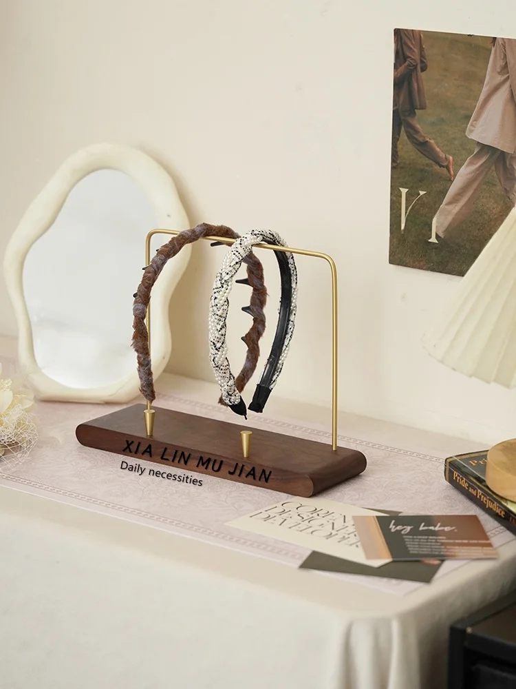 

Wooden Stand Display Ra for Hair Accories Sli Vertical Tabletop Organizer Ideal for Bracelets Earrings And More