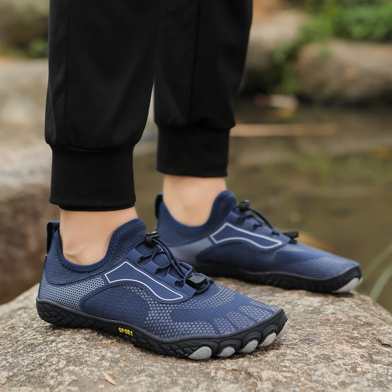 Summer Outdoor Wading Shoes Plus Size 47 48 Men Women Beach Barefoot Shoes Quick Dry Swimming Diving Upstream Shoes Sneaker