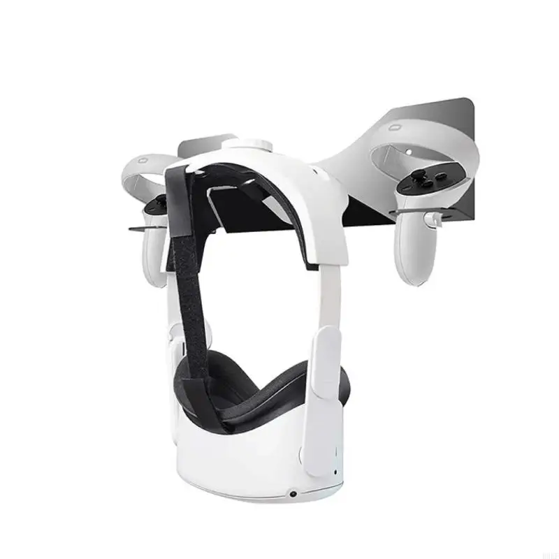 B0KF Virtual Reality Headset Display Holder Rack untuk Quest2/Rift-S