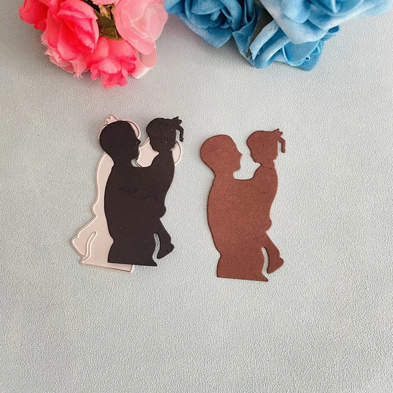 Папа папа детский фон металлические штампы для вырезания «сделай сам» Скрапбукинг бумажные открытки тиснение ремесло высечка ручная работа