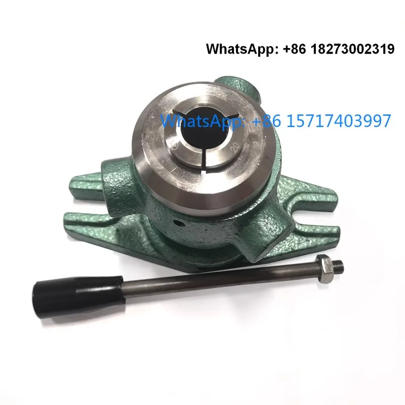 Manual clamp seat vertical 32/25/15/15 model chuck milling machine hole drilling dividing cylinder fixture