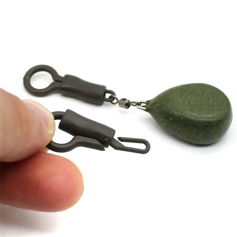 20Pcs Portable Catfish Accessories Tackle Fishing Convert Silicone Sleeves Rig Connector Back Lead Clips Locking Tube