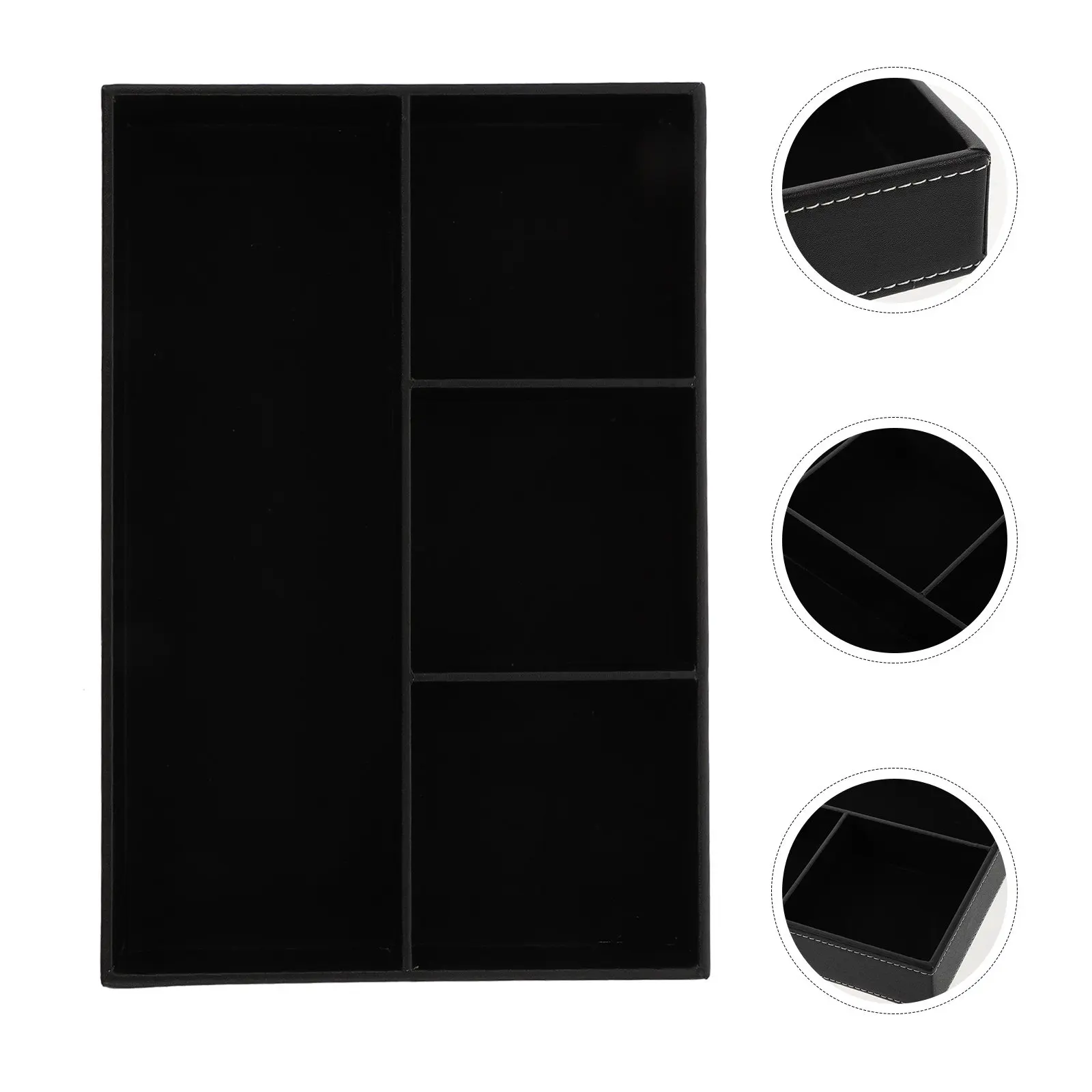 

1Pcs Jewelry Box Desktop Storage Basket Multi Compartments Organizer for Kitchen Dining Room Cutlery Holder Sundries