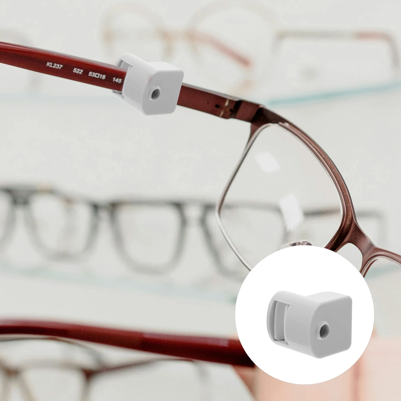 

10 шт. черные очки с магнитной пряжкой, жесткие для солнцезащитных очков, эффективная защита от кражи, прочные материалы, безопасные