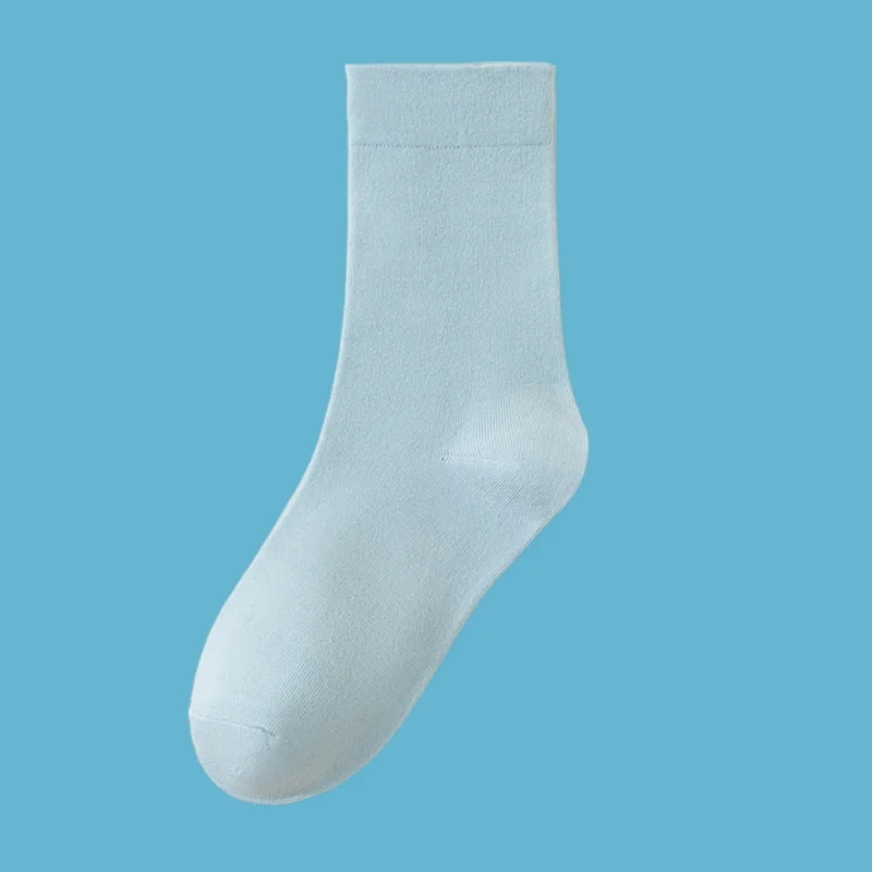 Calcetines cortos de algodón para mujer, medias finas absorbentes del sudor, transpirables, de tubo medio, de alta calidad, a la moda, 2/5 pares, novedad de verano, 2024