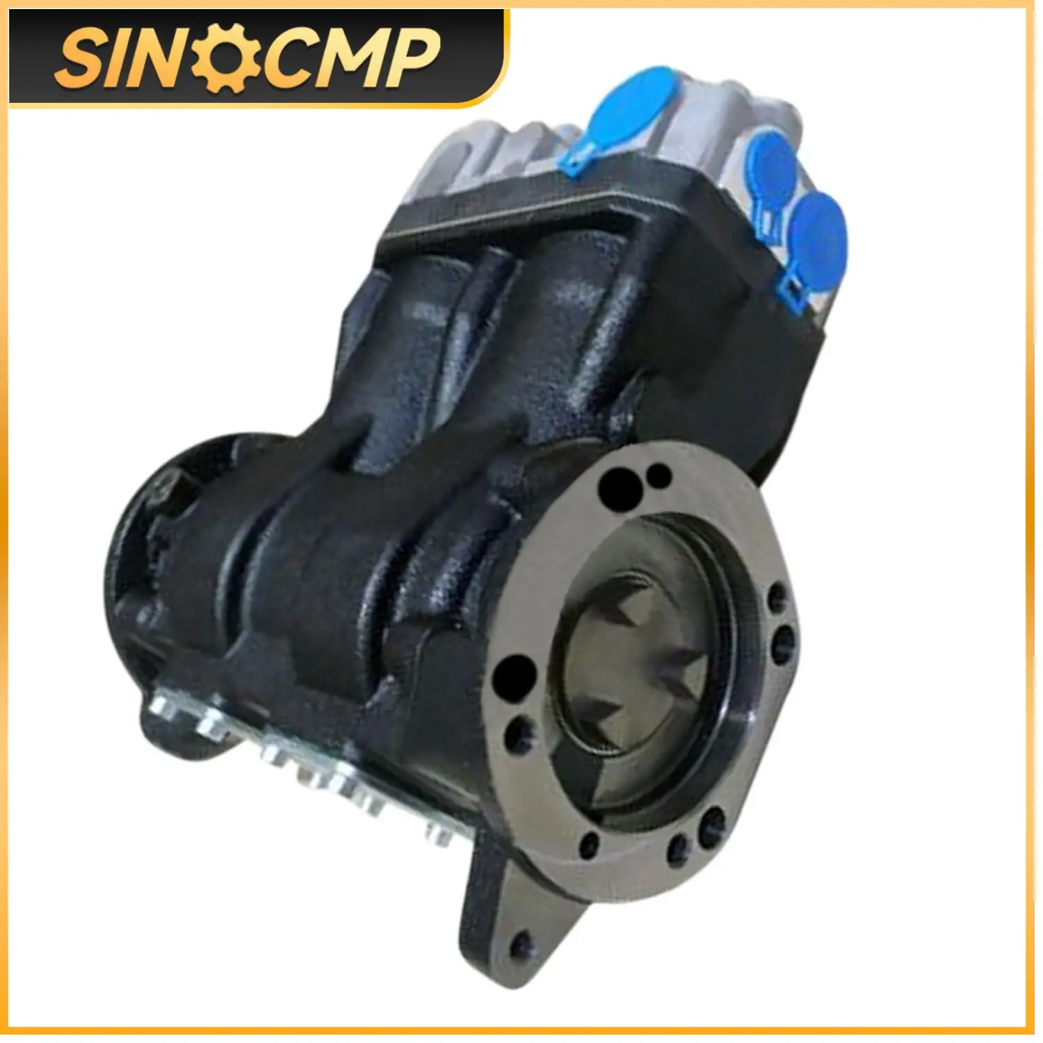 1PC Air Compressor 5257958 4071225 For Cummins Engine N14 NH220 NT855 M11 QSM ISM L10 Air Compressor