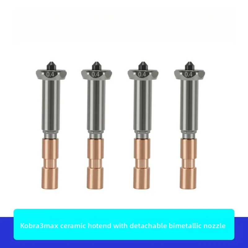 3D Printer Accessories for Anycubic Kobra 3 Max Combo Ceramic Hot End Bimetal Hardened Nozzle Head
