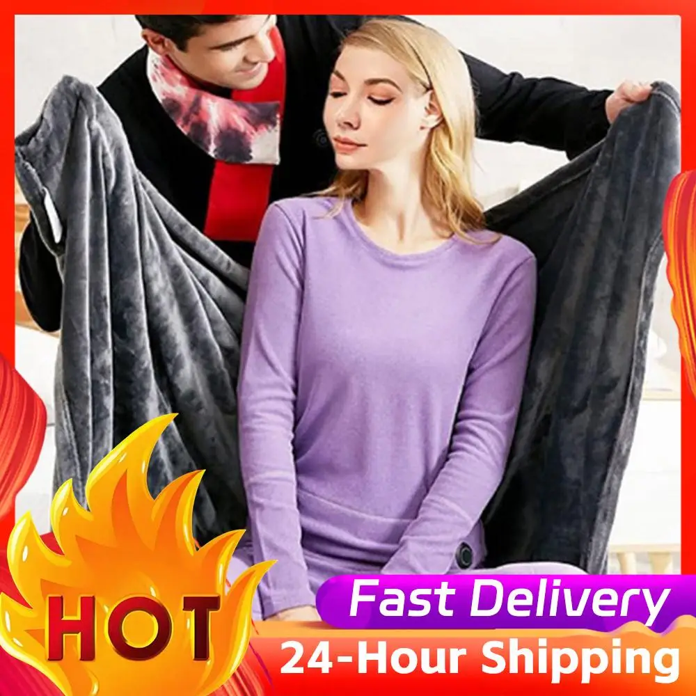 المنزلية USB بطانية تسخين كهربائي 3 مستويات التدفئة الصوف بطانية تدفئة المحمولة التدفئة اللفة بطانية للمكتب في الهواء الطلق