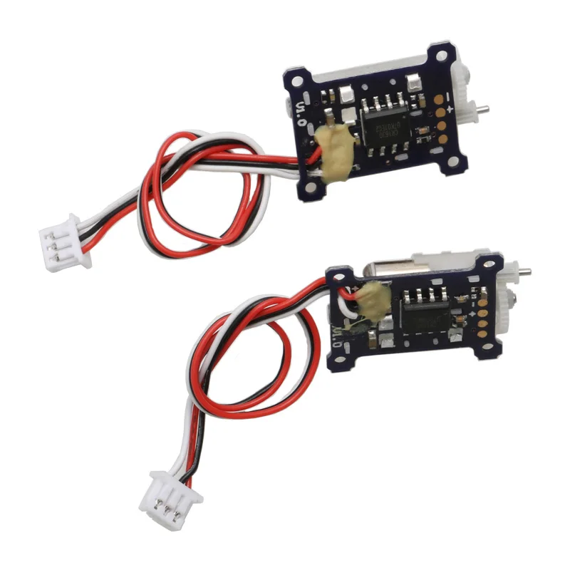 1Pair Ultralight 1.5g Servo Digital Linear Steering Gear Left Right Server DC 3.7-6V for RC Indoor Aircraft Hollow Cup Motor DIY