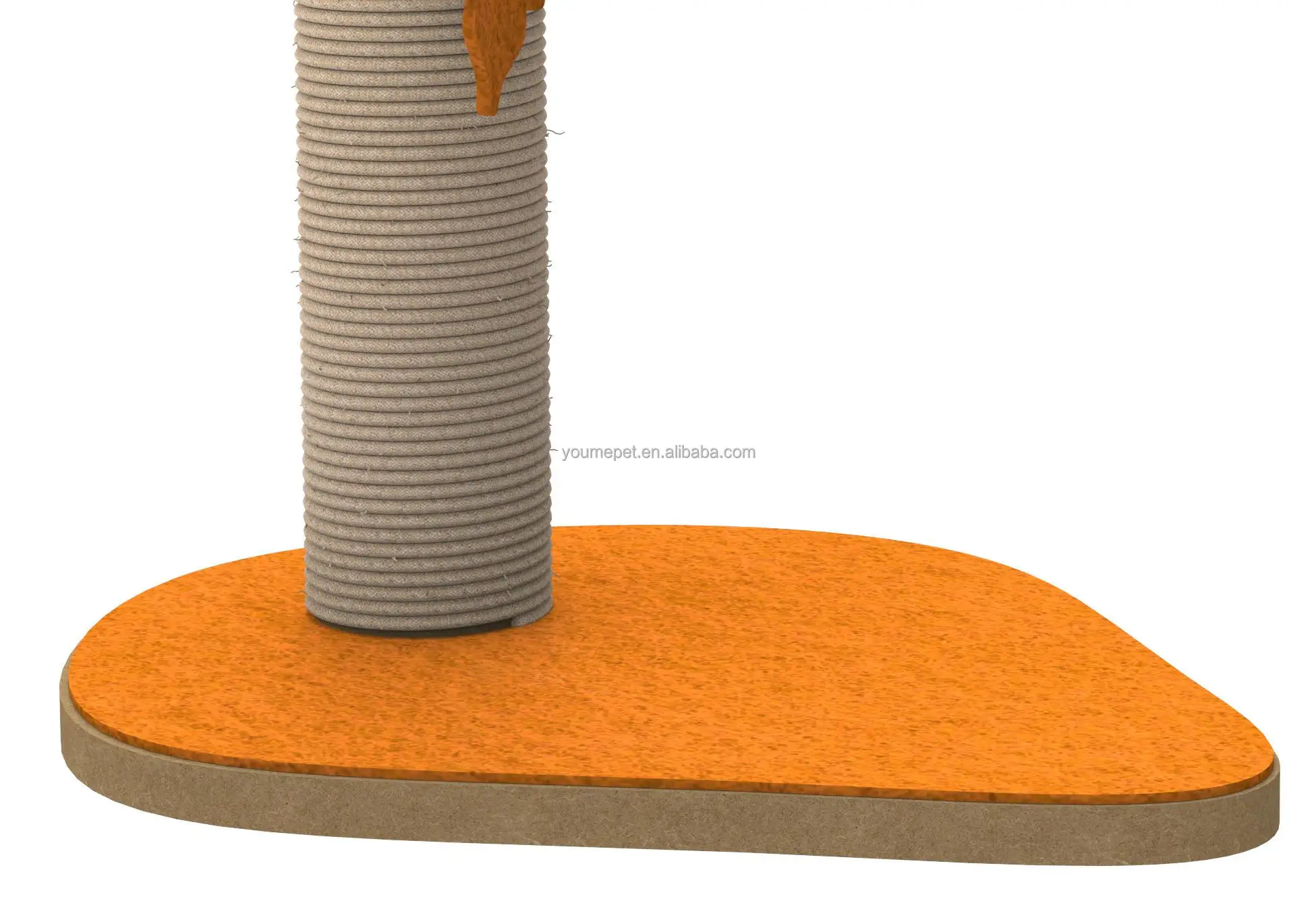 Customized Classic Modern Luxury Interactive Eco-Friendly Cat Climbing Frame Solid Wood Sisal Plush Cat Tree Sustainable Cat