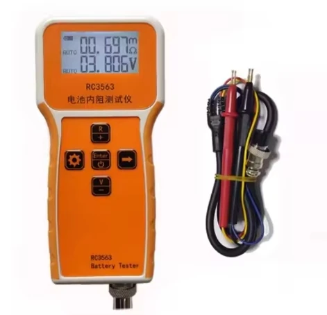 RC3563 Internal Resistance Tester High Precision Battery Internal Resistance Tester Car Battery Analyzer test Lead Acid Li-ion