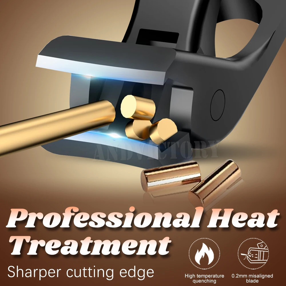 각진 헤드 두꺼운 발톱깎이, 캐처 포함, 넓은 턱, 날카로운 무스플래시 손톱깎이