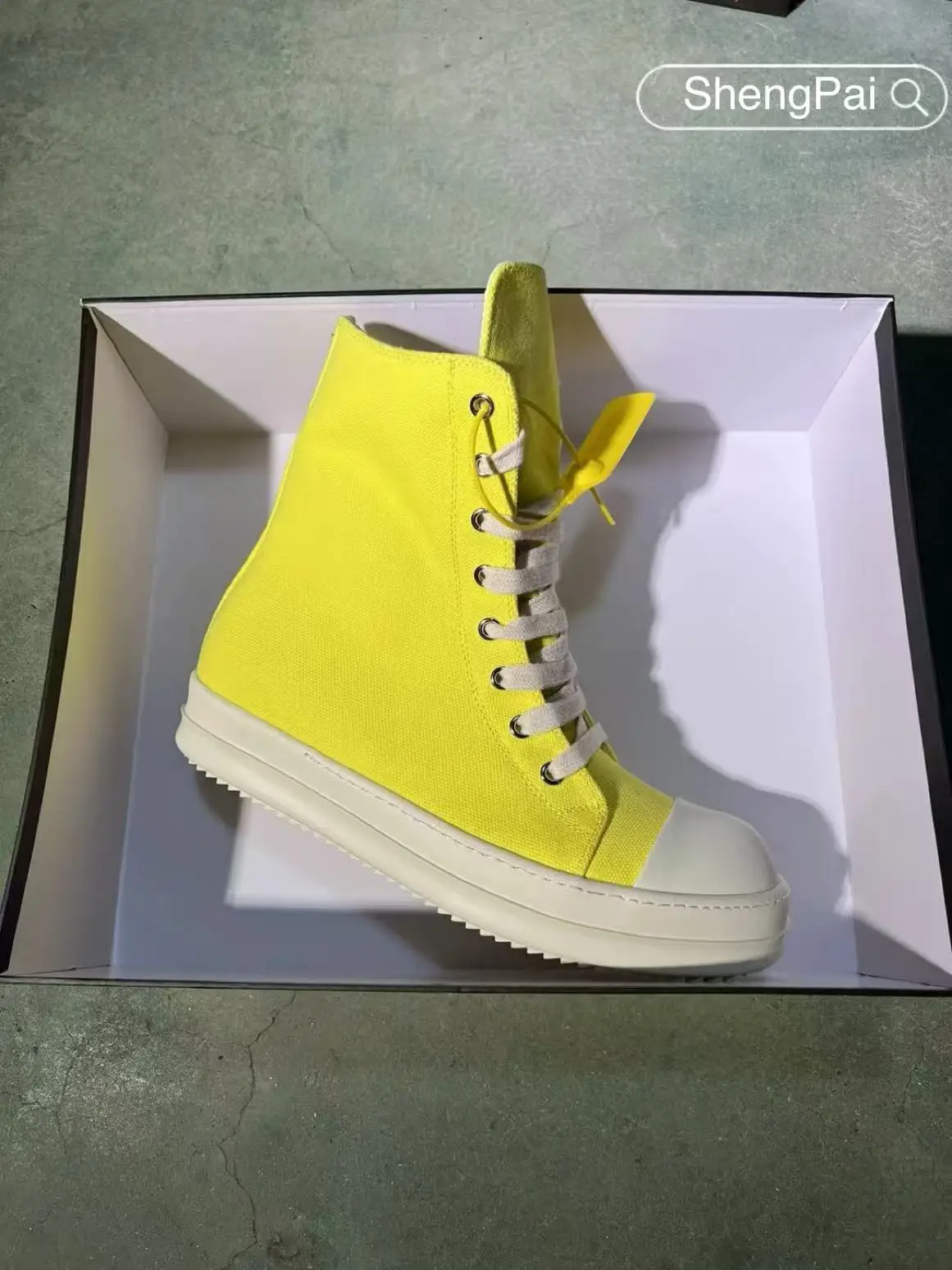 

Роскошные ярко-желтые парусиновые высокие кроссовки для мужчин, модная повседневная обувь, дизайнерские женские ботинки на шнуровке на молнии, удобные