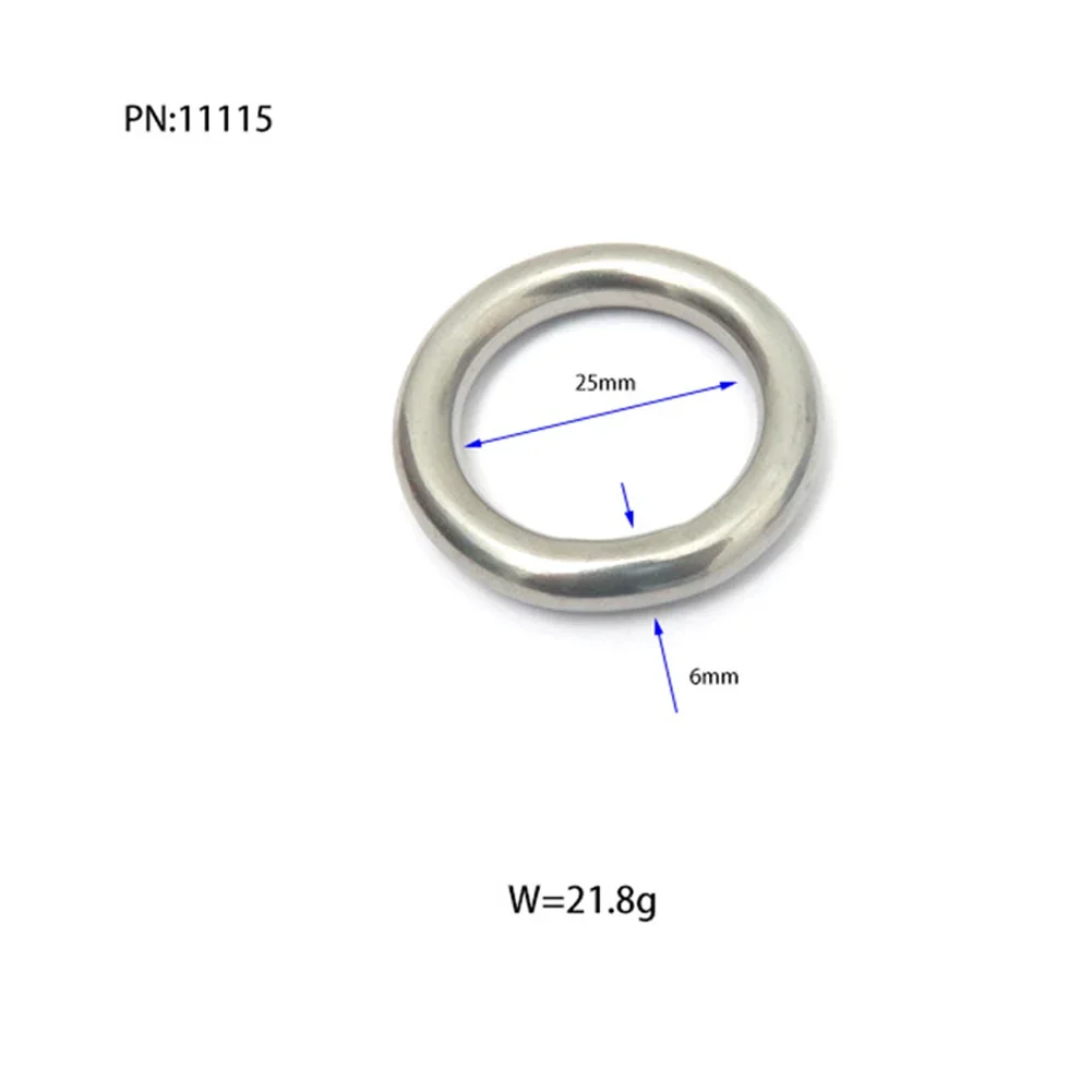 1 PCS 316 Stainless Steel Durable Round O Rings BCD Accessories Diving Equipment Wear-resistant Scuba Diving Accessories