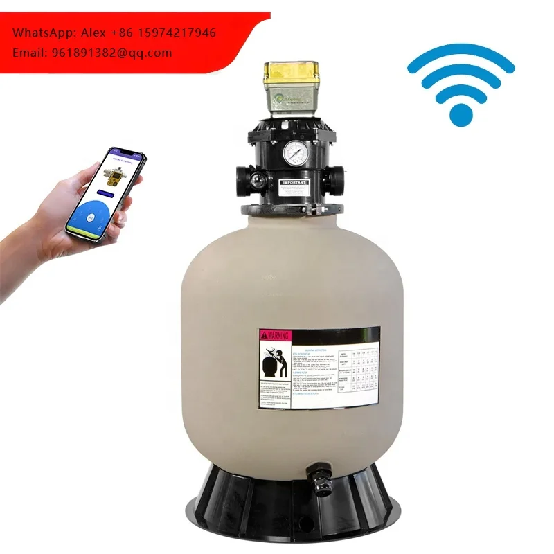 

Клапан-актуатор Hayward для песочного фильтра бассейна, многопортовый, с Wi-Fi, для автоматической обратной промывки