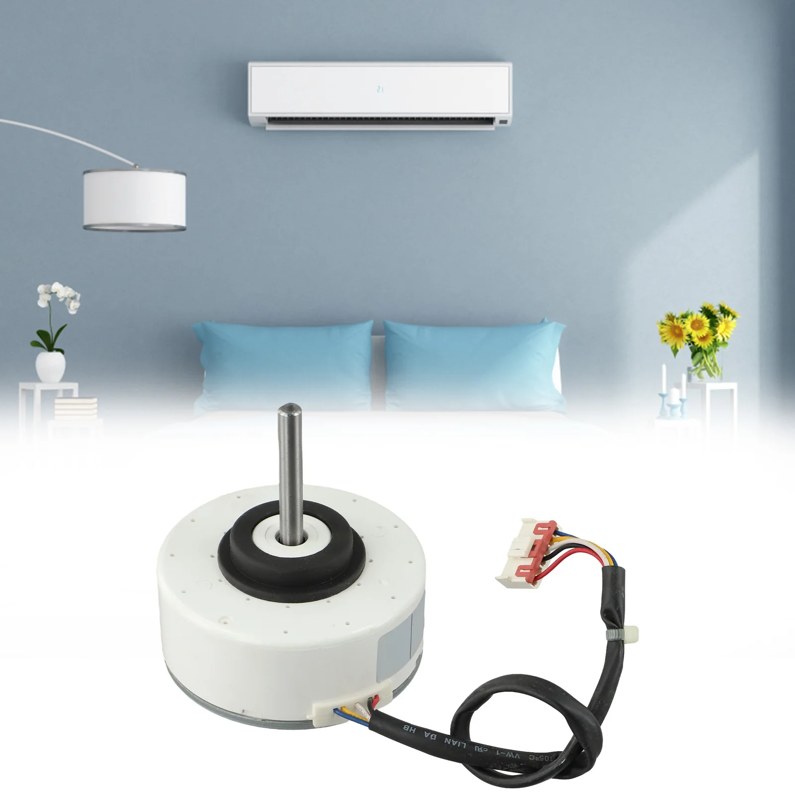 Para actualización eficiente Compatible con Midea y pieza de repuesto de aire acondicionado CC sin escobillas de 20W de alto rendimiento