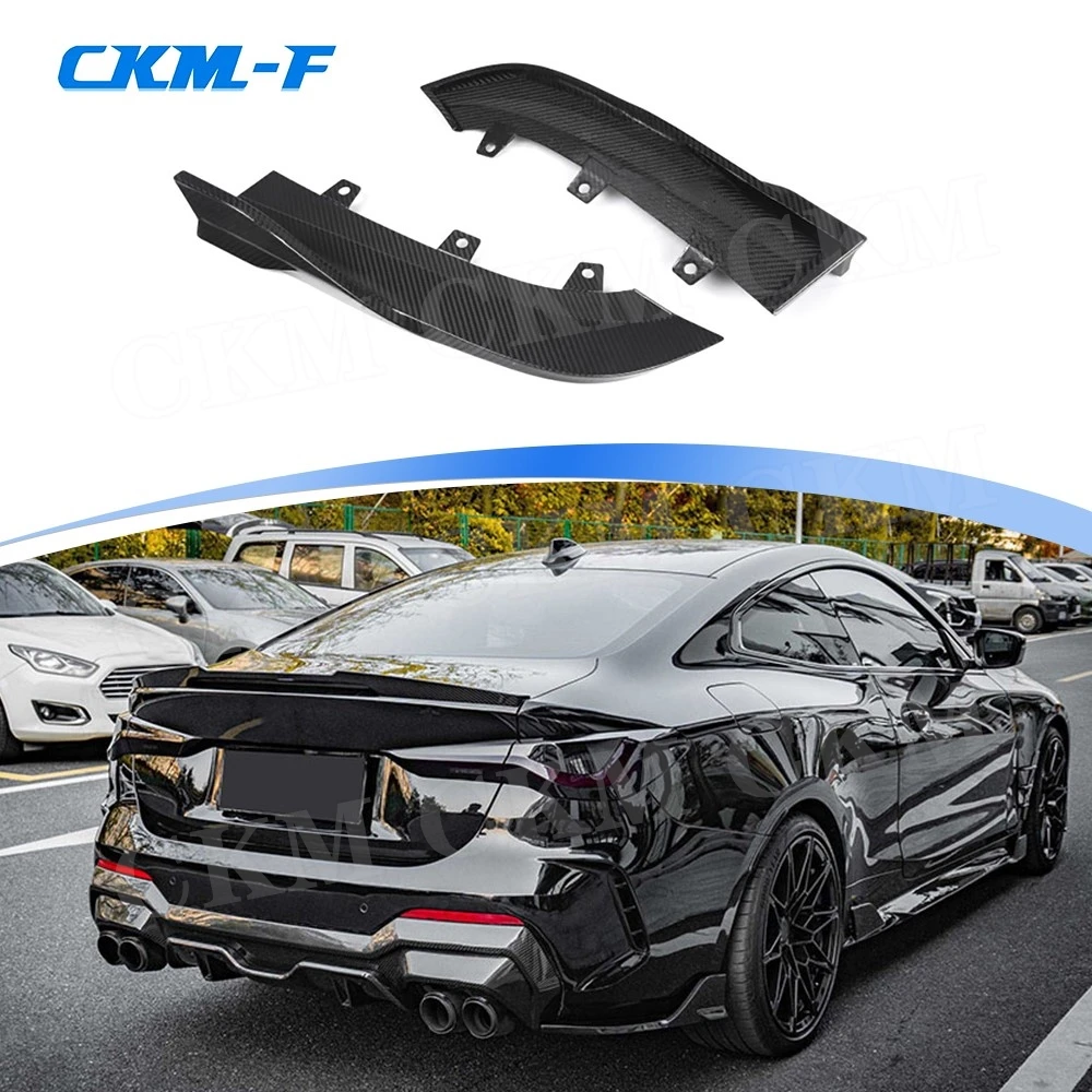 

Carbon Fiber Rear Bumper Splitter Flaps For BMW 4 Series G22 G23 Coupe 2021+ Body kits Car Accessories