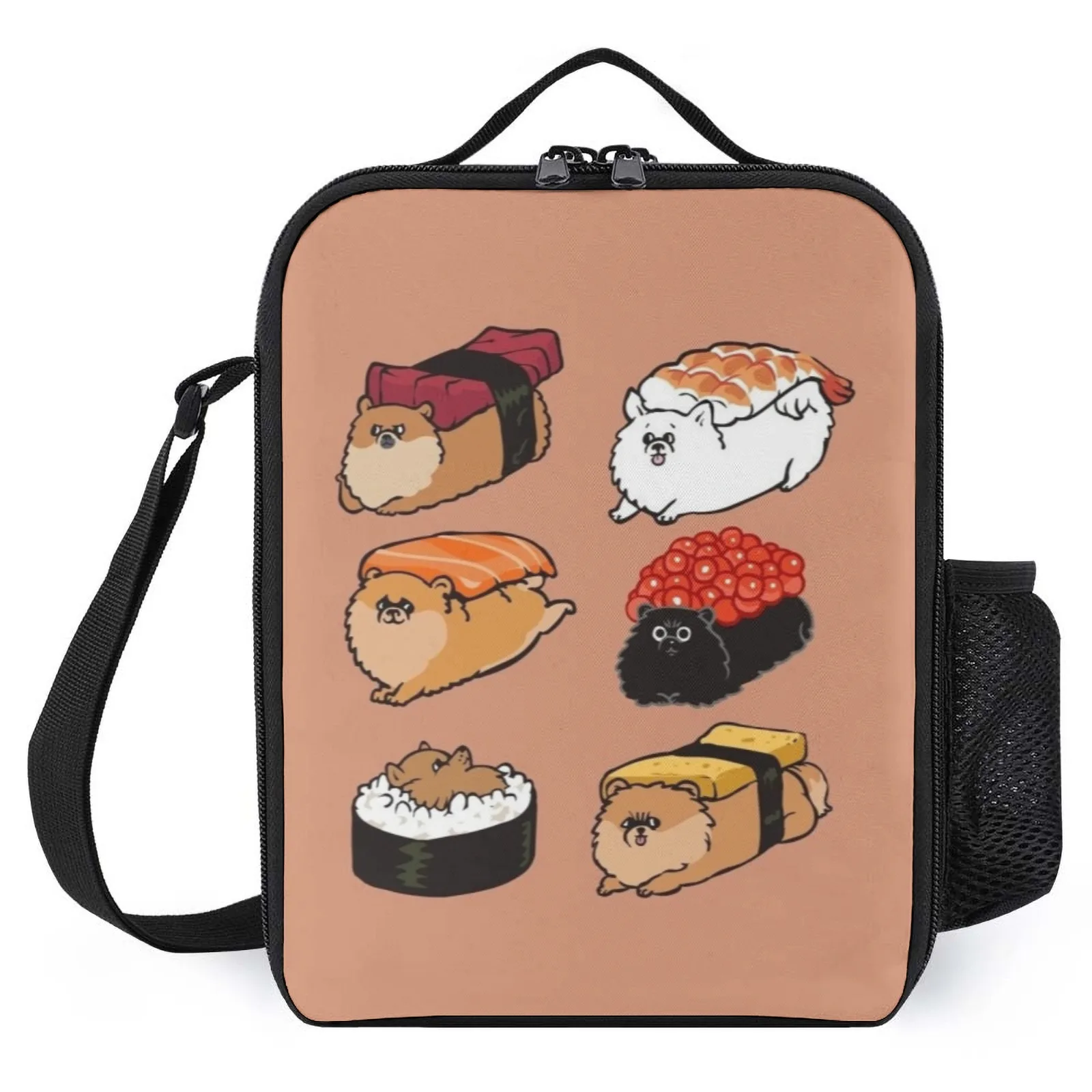 

Adorale Hamster Noodles Lonchera Printed Lunch Bag Thermal Kids School Lunch Bags Children Insulation Lunch Box Bag