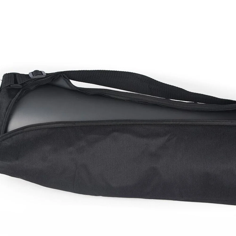 حقيبة يوجا مقاومة للماء، حقيبة تخزين متعددة الوظائف، حقيبة حمل قوية لساعة اليوجا، سجادة الرقص، معدات اللياقة البدنية (أسود) #5