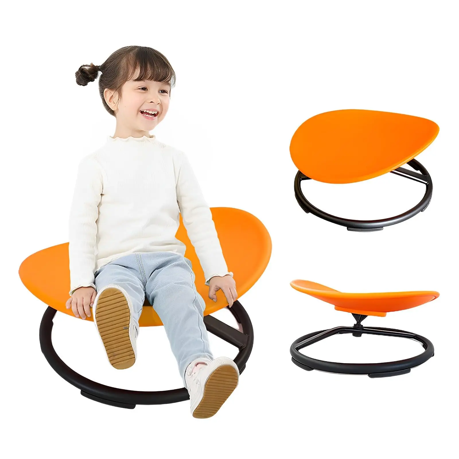 Kids Sensory Swivel Chair,Sen Spinning Chair for Kids Sensory,Training Body Coordination, Sit and Spin Toy,Sensory Toy Chair, Tr