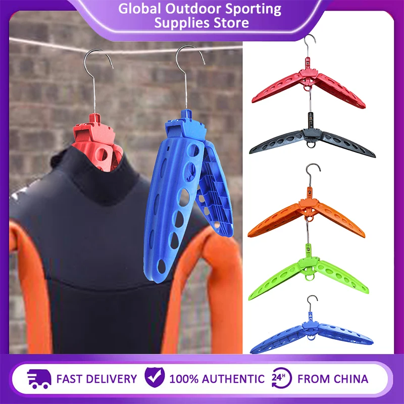 Wetsuit Hanger Foldable Drysuit Dive Boots Shoes Hanger Thickened Wetsuit Foldable Wetsuit Bracket Diving Fast Dry Folding