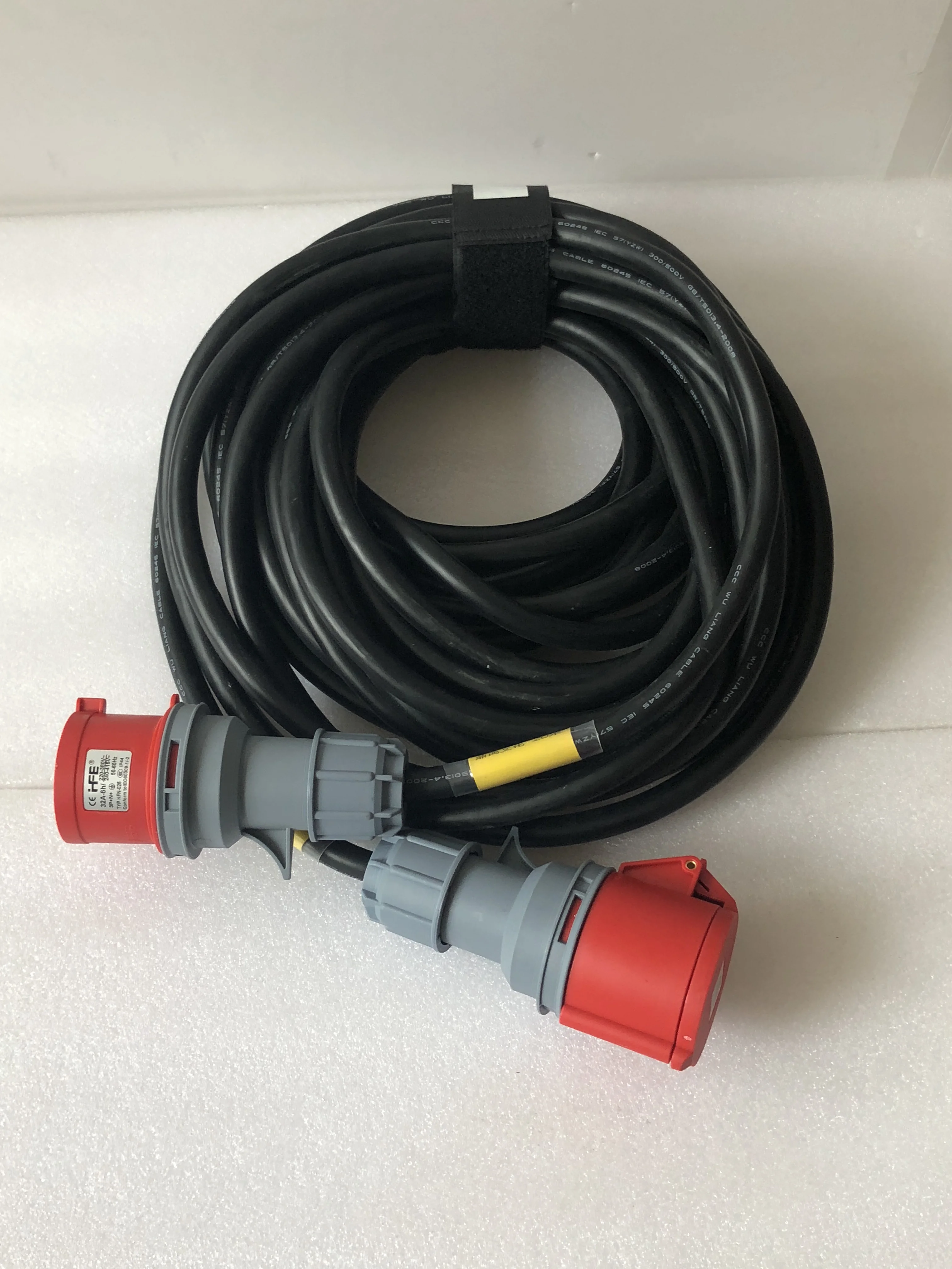 

Profesional 5x16mm CEE 63A 5pin Power Extension Cable with CEE Male Female Plug In/out for Stage Lighting Industrial Equipment