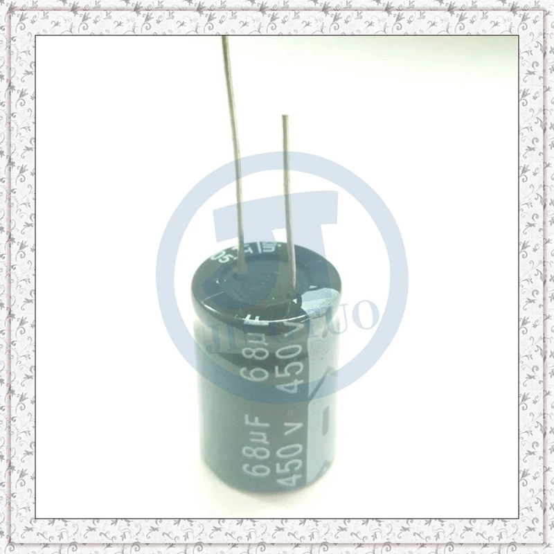 2pcs 68uF450V 450V68uF 68MFD 450WV 18*25mm Radial Aluminum Electrolytic Capacitor