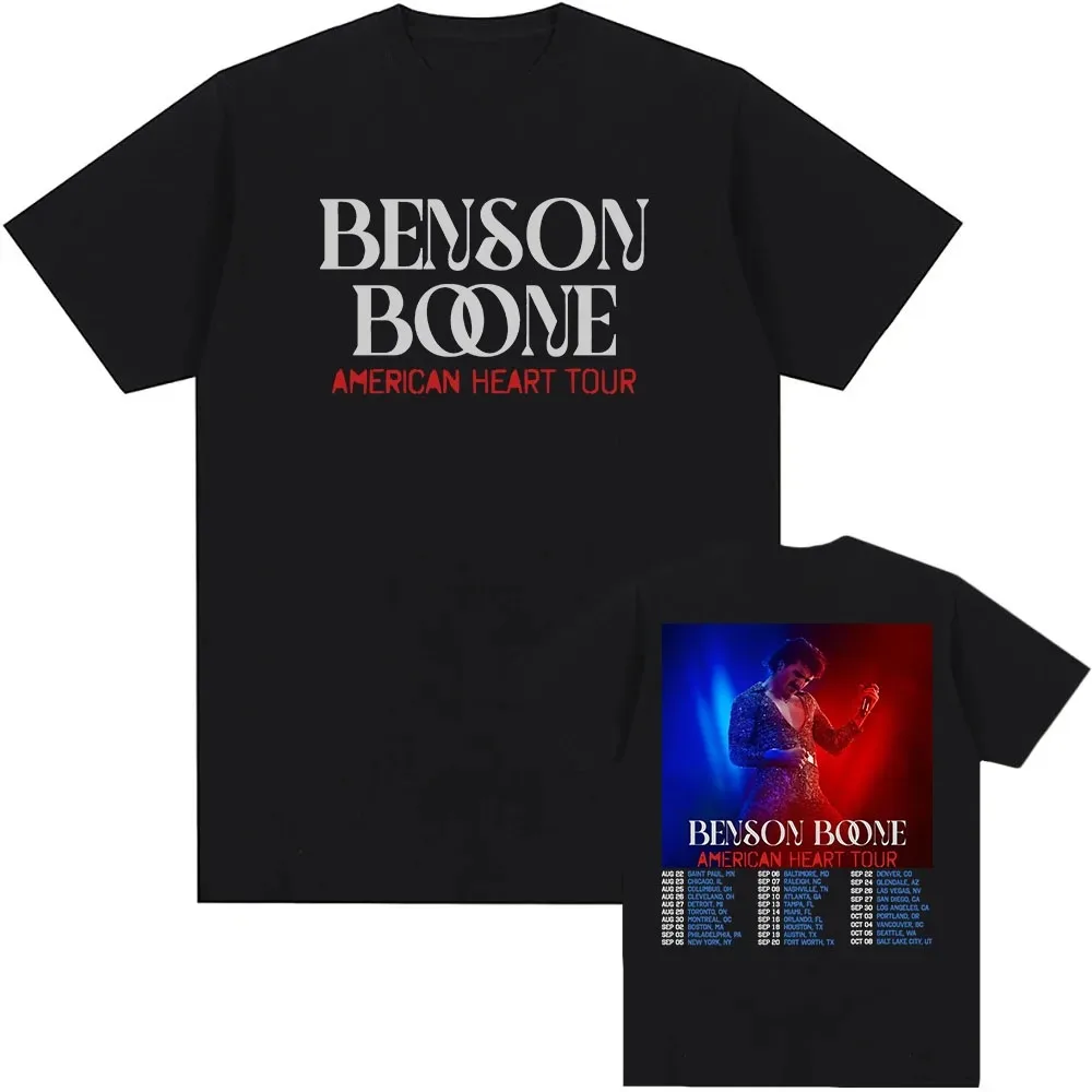 

Benson Boone Merch T-shirt Merch Men Short Sleeve Women Funny Tee Unisex Harajuku Tops