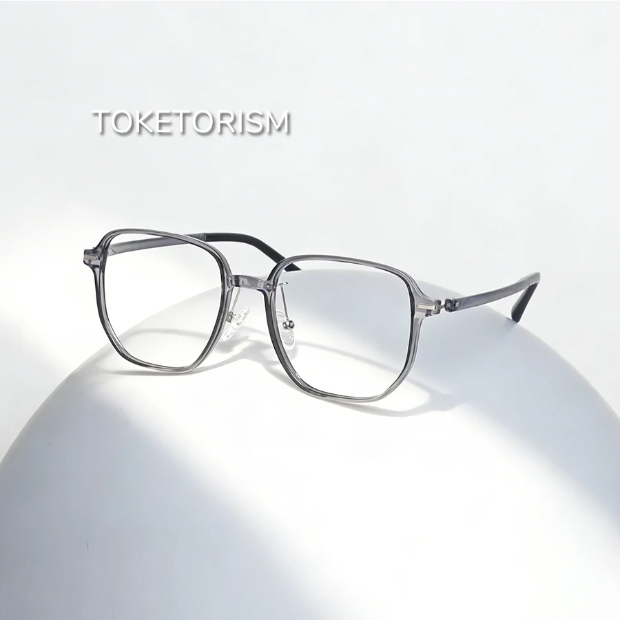 

Toketorism Large Frame Fashion Women's Glasses Blue light Protection Men's Eyeglass Frames