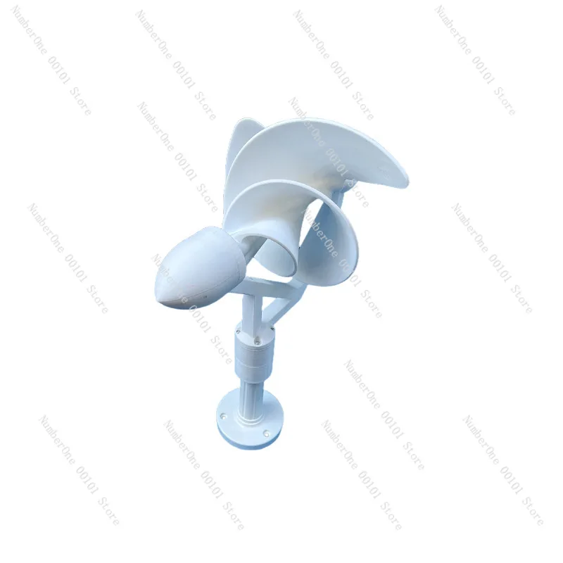Three-phase permanent magnet brushless 50W wind turbine, output spiral DC micro