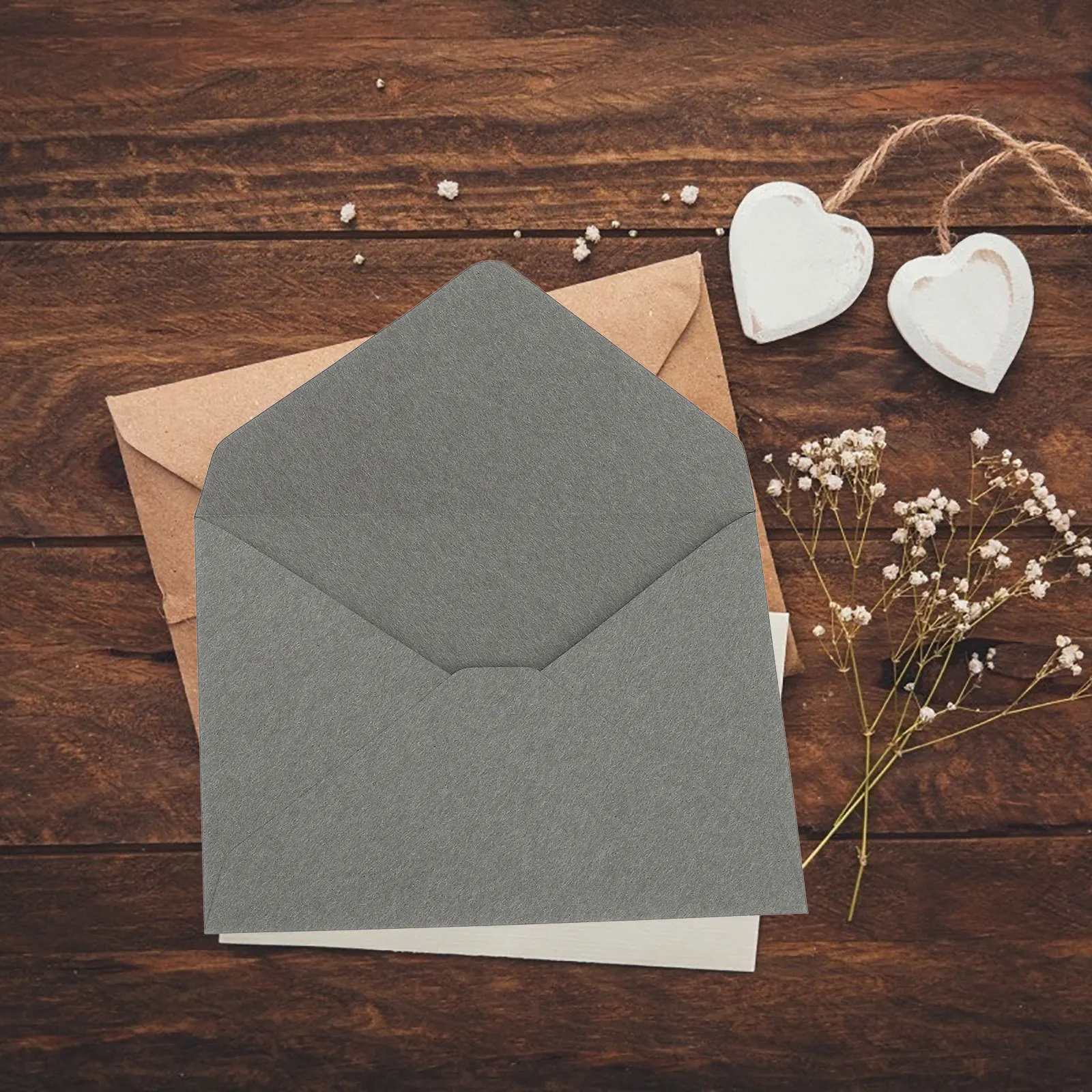 Buste da lettera vintage retrò da 10 pezzi Buste da biglietti d'auguri di carta per inviti Buste di carta per appunti di scrittura