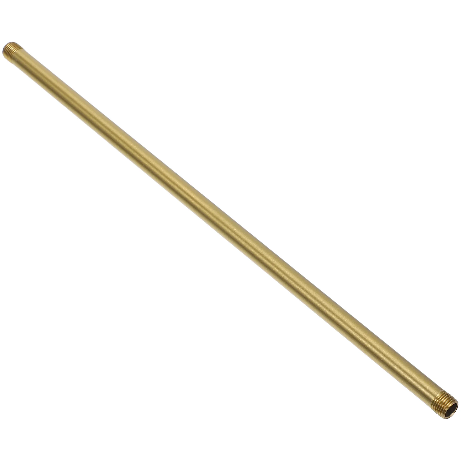 

Polished Brass Threaded Nipple Pipe for Lamp Fixture M10 300mm DIY Lamp Making Material Connector Polished Brass Nipple Pipe