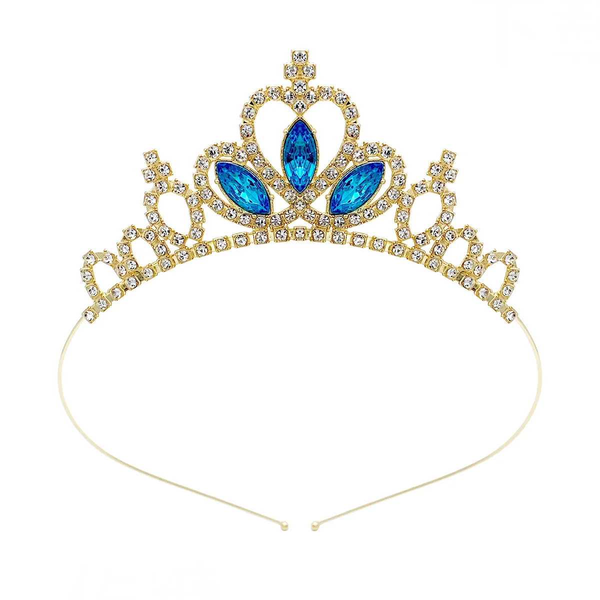 Princess Cute Crown Headwear Girl's Birthday Gift Hair Accessorie Fashion Headband Crown Wedding Party Accessiories Hair Jewelry image 6