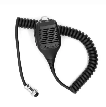 

Kwd MC43S Ручной радио Динамический кнопочный микрофон 8-контактный кардиоидный полярный XLR Проводной совместимый для TS-480HX TM-241 Гарнитура Микрофон