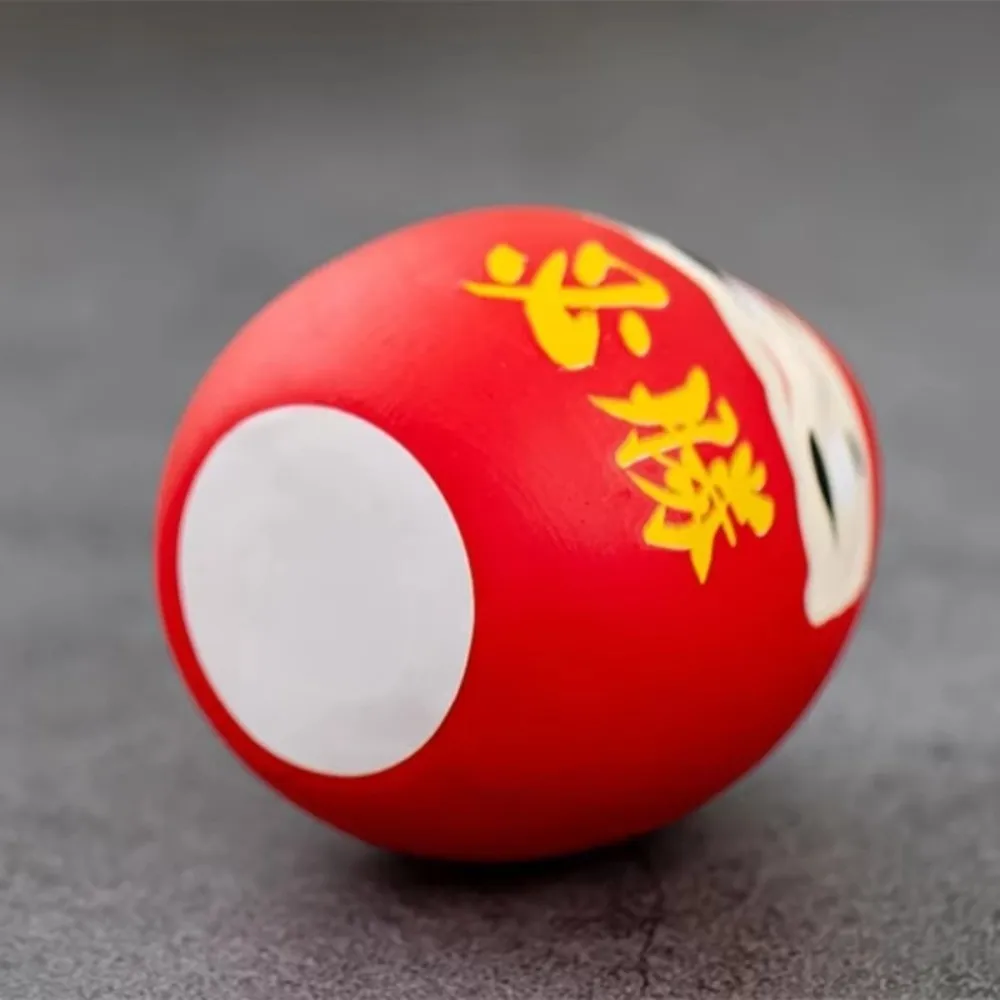 Japanese Ceramic Daruma Crafts Cartoon Inspired Wealth Prosperity Decor Miniature Accessories Colorful Desk Decor Gift Giving