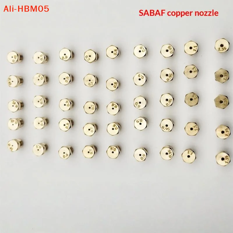 (HB05)5PCS Burner Gas Hob LPG- Conversion Kits Jets 50 65 70 87 95 Brass Nozzle For Gas Stove Brass Nozzle Propane Injector