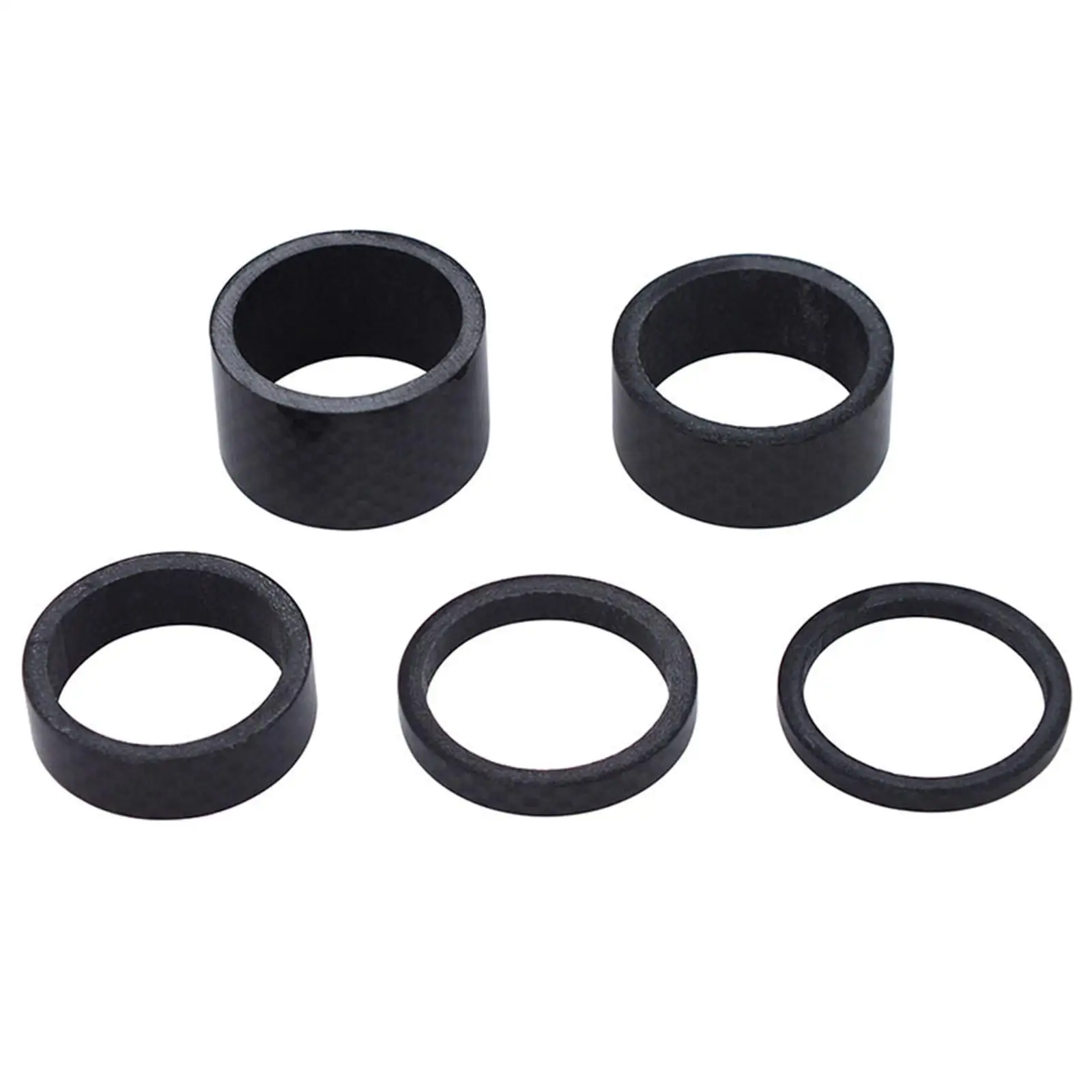 5Pcs Road Bike Headset Spacer,Sealing Washers Installation Tool Replacement Premium Headset Mount Spacer Bike Stem Spacers