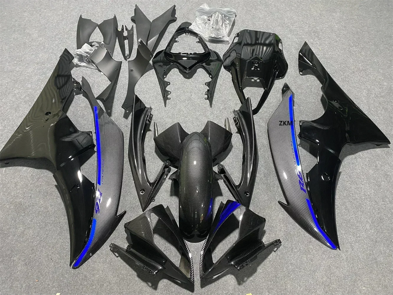 Factory outlet for YAMAHA R6 08 09 10 11 12 13 fairings high grade YZF R6 2008 2009 - 2013 Carbon fiber paint fairing