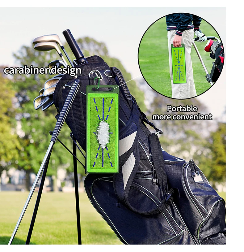 Golf Divot Board, Low Point and Swing Path Trainer, Golf Swing Trace Pad, Anytime Anywhere, See Your Swing Path, New 1PC